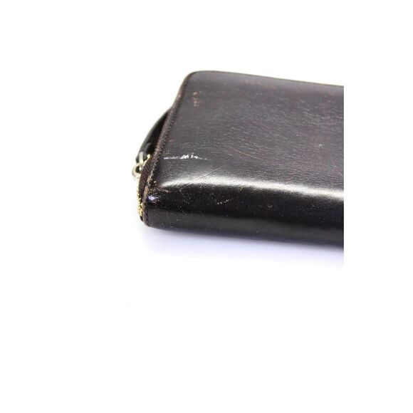 Kate Spade New York Leather Zip Around Multi Pocket Card Wallet Dark Brown - Picture 8 of 10